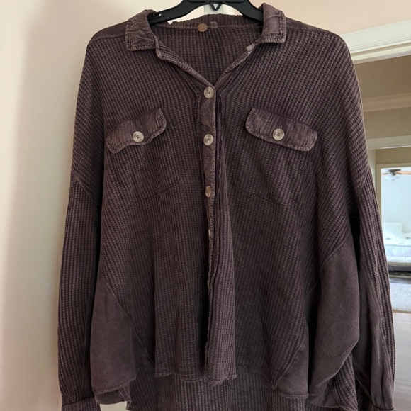 Free People One Scout Jacket - Mole - Picture 3 of 5